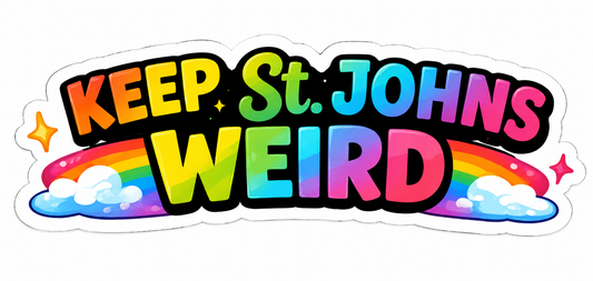 Keep St. Johns Weird Sticker