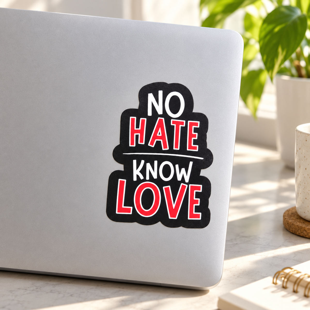 No Hate / Know Love Sticker