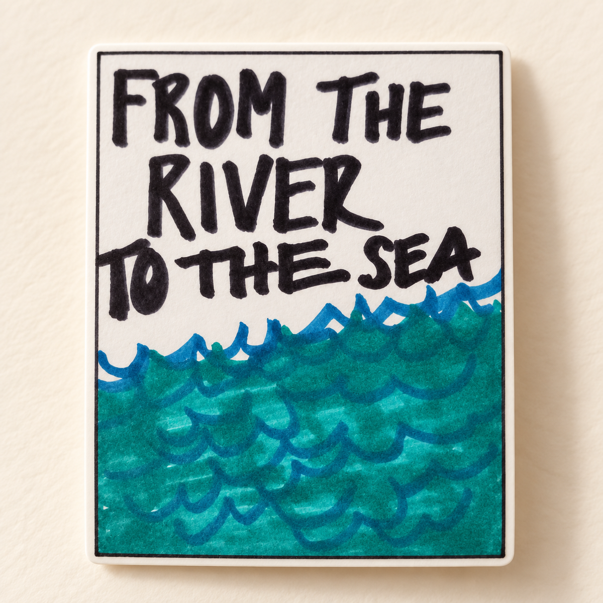From the River to the Sea Sticker