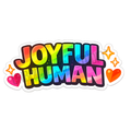 Joyful Human Rainbow Sticker